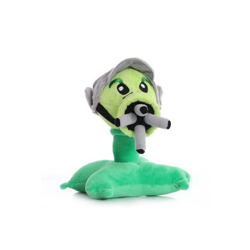 Gépfegyver borsólövő plüss figura - Plants vs. Zombies - ÚJ