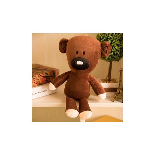 27 cm-es barna maci, medve, plüss figura - Mr. Bean - ÚJ