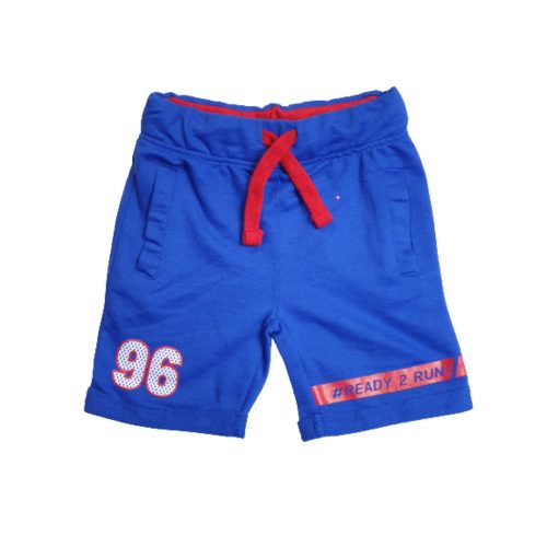 116-os kék számos pamut short, rövidnadrág - X-Mail - ÚJ