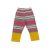 104-es szürke-rózsaszín csíkos leggings - ÚJ