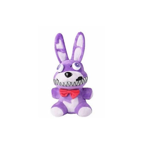 25 cm-es nyakkendős vicsorgó Bonnie a nyúl plüss figura - Five Night at Freddy's - FNAF - ÚJ