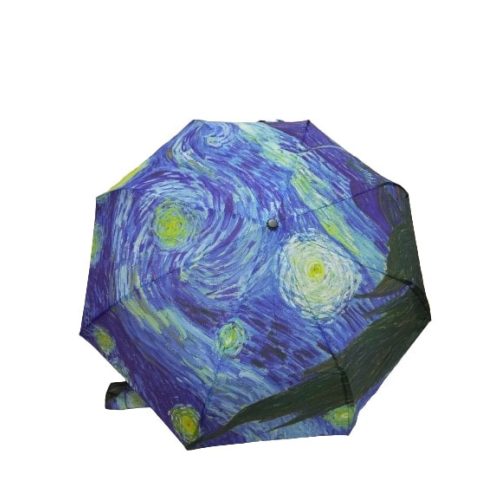 Festményes automata esernyő - Van Gogh: Csillagos éj - ÚJ