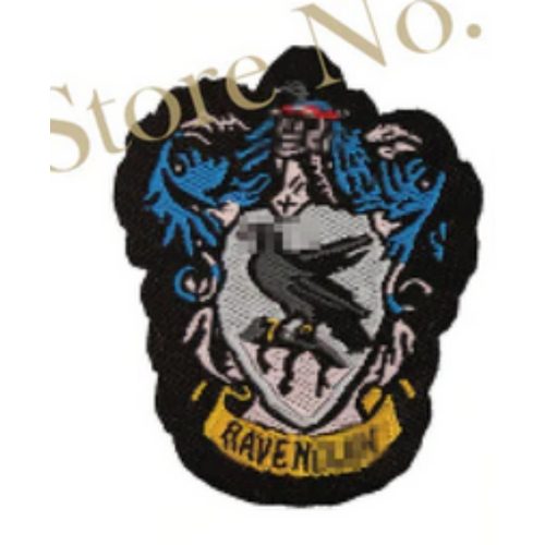 Kék ruhára vasalható embléma, matrica - Hollóhát - Harry Potter - ÚJ