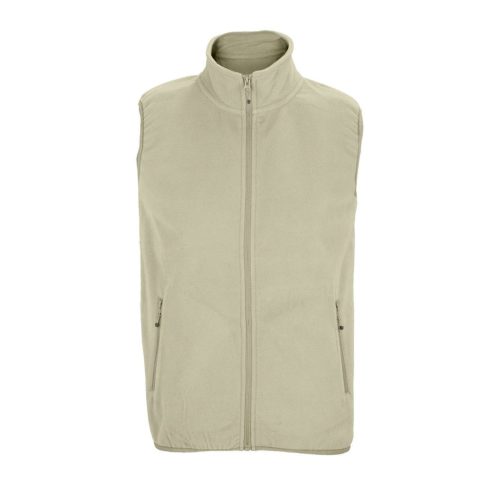 Unisex XXL-es drapp polár mellény - Sol's - ÚJ