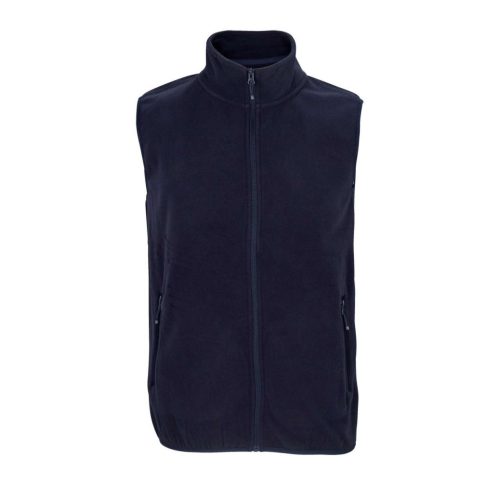 Unisex 3XL-es sötétkék polár mellény - Sol's - ÚJ