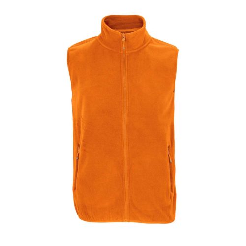 Unisex 3XL-es narancssárga polár mellény - Sol's - ÚJ