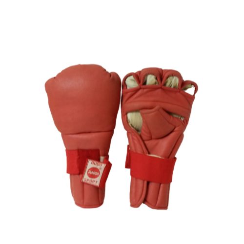 Piros kesztyű küzdősportokhoz, L-es méret - Budo Sport Junior