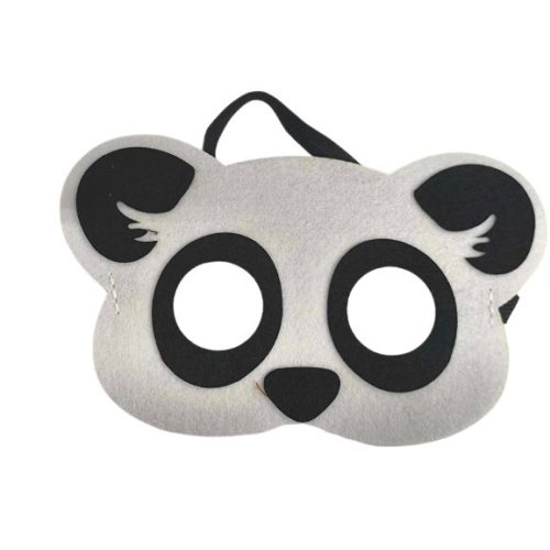 Panda filc maszk, álarc (gyerek méret) - ÚJ