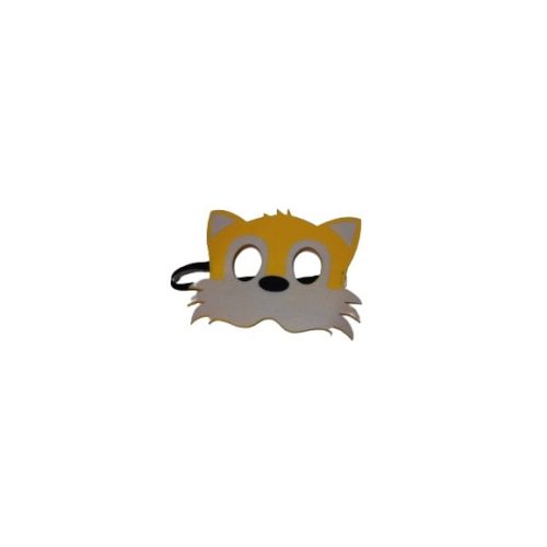 Sárga filc maszk, álarc, jelmezkiegészítő - Sonic, a sündisznó - ÚJ