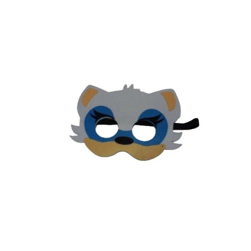 Fehér filc maszk, álarc, jelmezkiegészítő - Sonic, a sündisznó - ÚJ