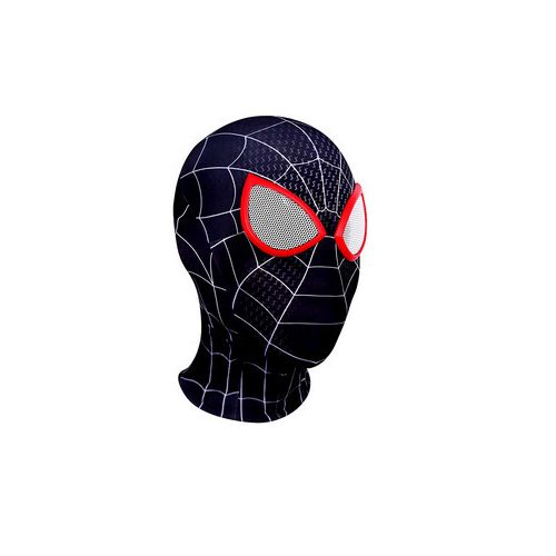 Fekete Pókember, Spiderman maszk, álarc, piros szemű - ÚJ