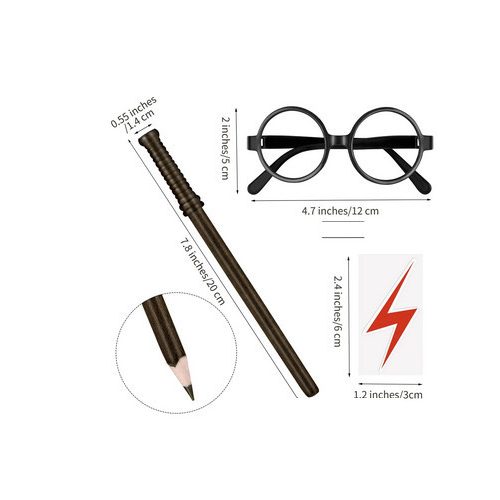 Harry Potter jelmezkiegészítő, 3 db-os szett - ÚJ