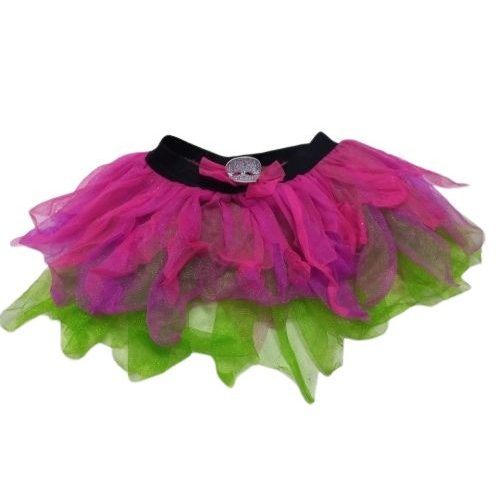 9-10 évesre pink tüllös koponyás jelmezszoknya - Halloween - TU