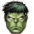 Hulk papír álarc, maszk - Marvel Hősök - ÚJ