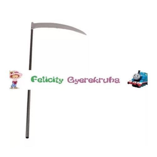 Műanyag kasza, halál, halloween jelmezkiegészítő, 103 cm - ÚJ