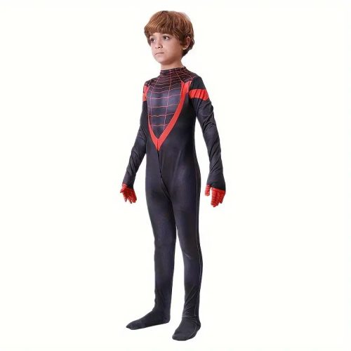 128-as fekete Pókember jelmez - Spiderman - ÚJ