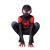 12-14 évesre (XXL) fekete Pókember jelmez - Spiderman - ÚJ