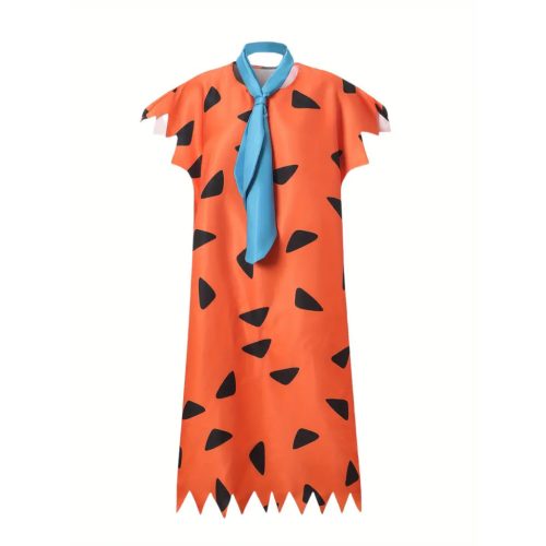 Kamasz vagy kisebb felnőtt ősember ruha nyakkendővel (S-es méret) - Frédi és Béni - The Flintstones - ÚJ