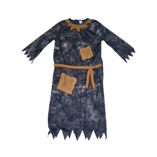 5-6 évesre szürke koponyás jelmezruha - Halloween - TU - ÚJ