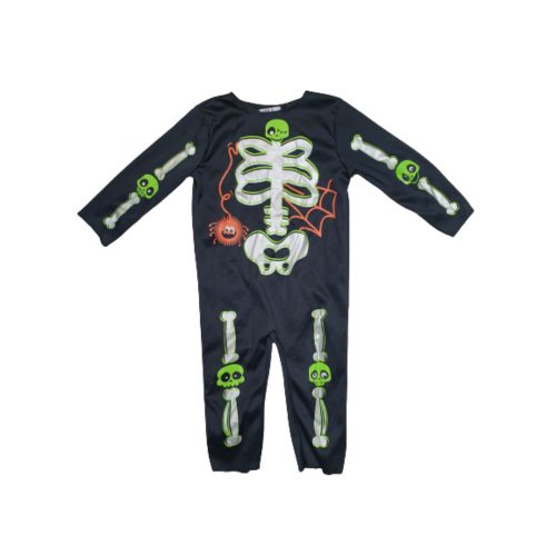 Kb 2 évesre fekete csontvázas jelmezruha - Tesco - Halloween