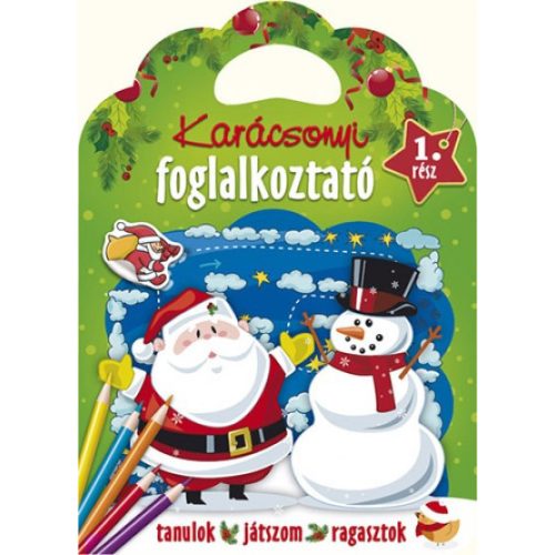 Karácsonyi foglalkoztató 1. - foglalkoztató füzet - ÚJ