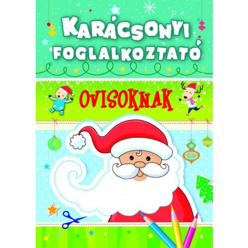 Karácsonyi foglalkoztató ovisoknak - foglalkoztató füzet - ÚJ