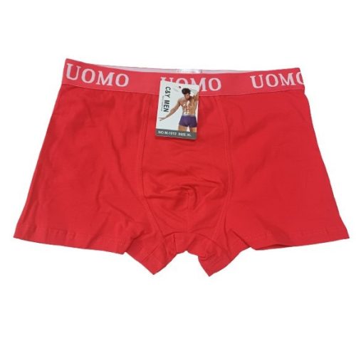 Férfi XL-es piros boxer, alsónadrág - Uomo - ÚJ