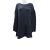 Női L-es sötétszürke oversized kötött pulóver - H&M