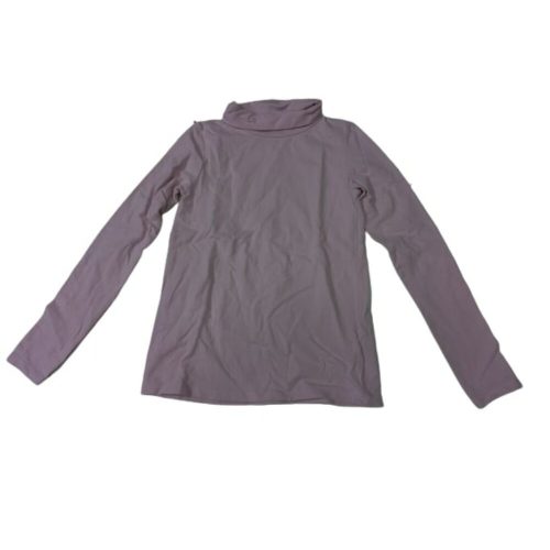 134-140-es rózsaszín pamut garbó, garbónyakú pamutfelső - H&M