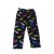 86-92-es sötétkék halcsontvázas szőrmével bélelt leggings - ÚJ