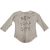 134-140-es fehér flitteres feliratos pamutfelső - H&M