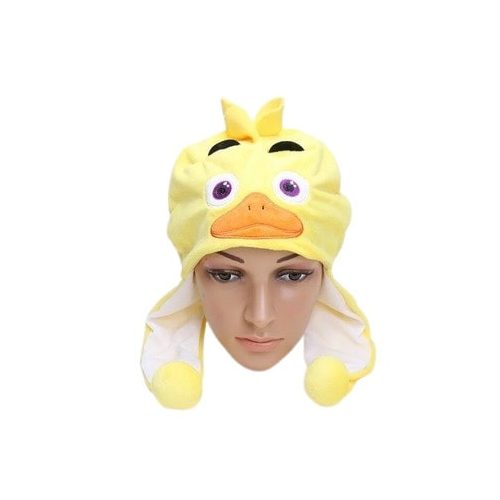 Csibe, csirke, Chica plüss sapka, jelmezkiegészítőnek is jó - FNAF - Five Nights At Freddy's - ÚJ