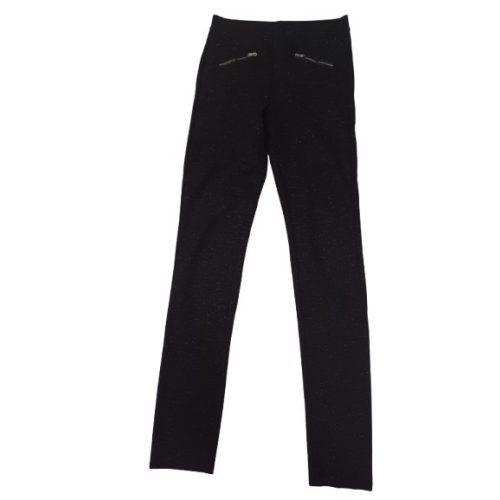 170-es fekete csillogó pamutnadrág - H&M