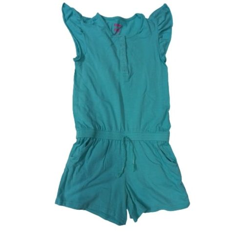 134-140-es kék playsuit - Tchibo (kicsit foltos)