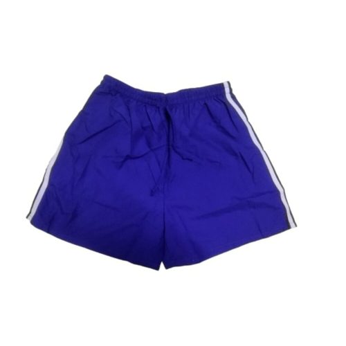 152-es kék, oldalt fehér csíkos tornashort, tornanadrág, rövidnadrág - ÚJ