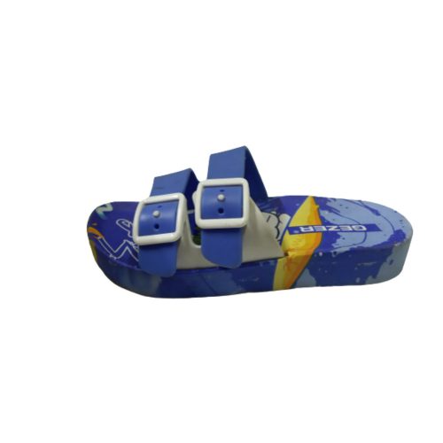 30-as kék mintás gumipapucs - ÚJ