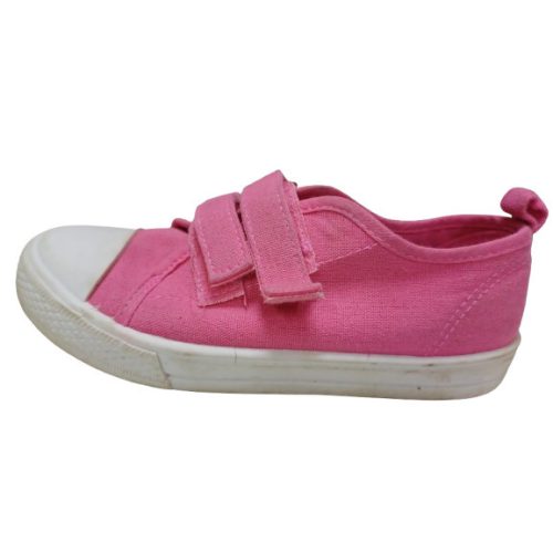 30-as pink tépőzáras vászoncipő, tornacipő - Sinsay (kicsit koszos)