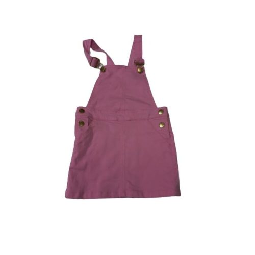 110-es rózsaszín kantáros farmerruha - H&M 