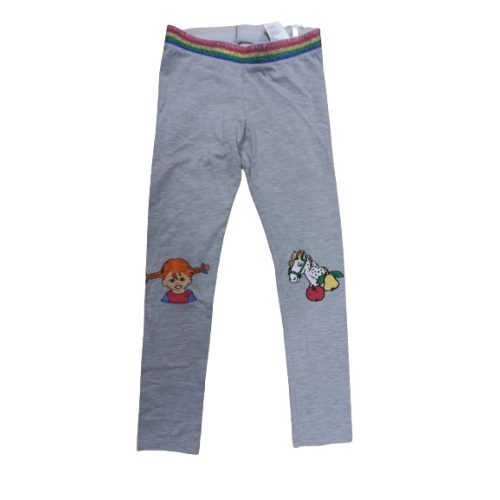 128-as szürke mintás leggings - Harisnyás Pipi