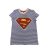 92-es kék csíkos póló - Superman - ÚJ