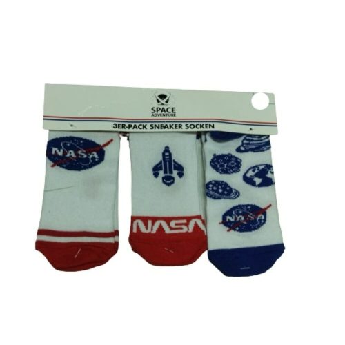 23-36-os fiú bokazoknik (titokzoknik), 3 pár egyben - Nasa - ÚJ