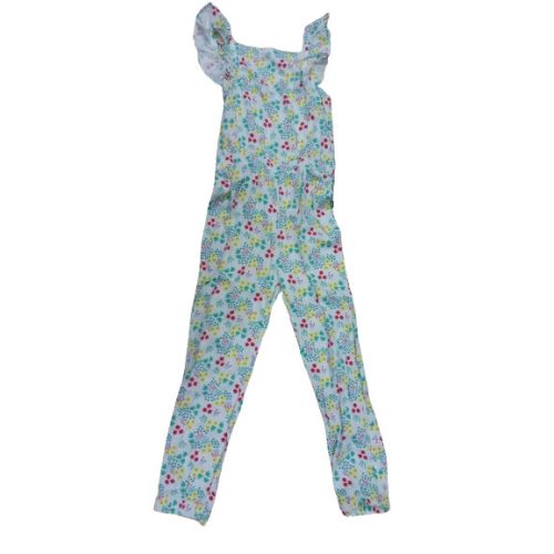 110-es fehér alapon virágos playsuit - Okaidi