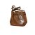 Barna női műbőr kistáska, crossbody - ÚJ