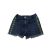 98-as kék virágos farmershort