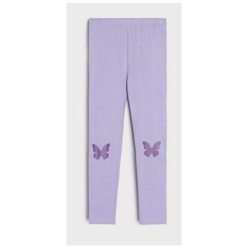 110-es lila pillangós, lepkés leggings - Sinsay - ÚJ