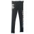 140-es fekete leggings ezüst mintával - Harry Potter - Hogwarts - ÚJ