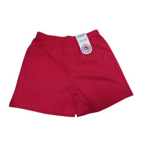 116-122-es piros pamutshort, tornashort, rövidnadrág - Sunsea - ÚJ