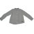 128-as magában mintás fehér hosszú ujjú ing - H&M