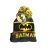 52 cm-es fejre fekete-szürke-sárga téli sapka - Batman - ÚJ