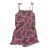 164-es rózsaszín virágos pántos playsuit - F&F